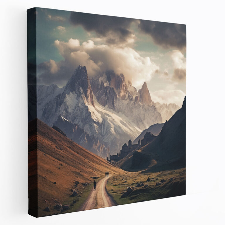 Anatolia Wall Art - Majestic Mountain Landscape Canvas Print - Anatolia, Home Decoration, Canvas Wall Art, Anatolia