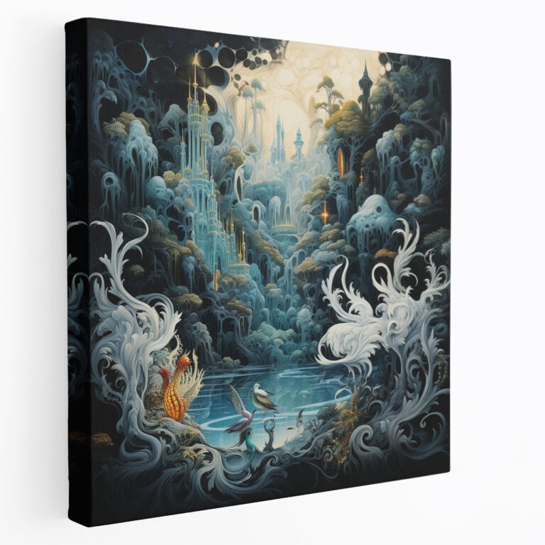 Anatolia Wall Art - Mystical Folklore-Inspired Canvas Print - Anatolia, Home Decoration, Mystical Painting, Canvas