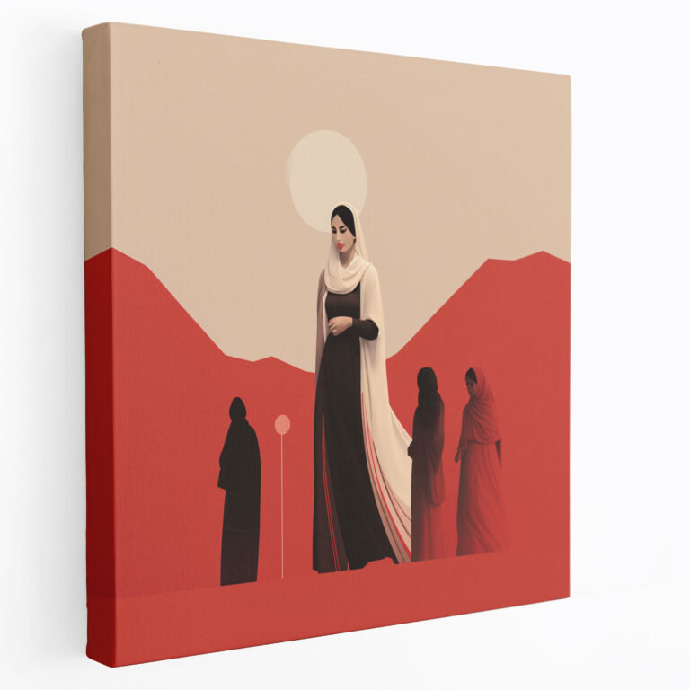 Anatolia Canvas Print - Minimalist Cultural Illustration - Anatolia, Minimalist Illustration, Home Decoration, Wall Decoration