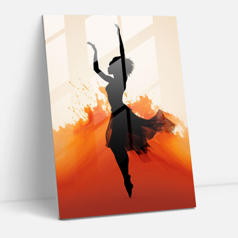 Afro Glass Print - Minimalist Afro Dance Silhouette - Afro, Modern Art, Glass Wall Art, Minimalist Silhouette Artwork