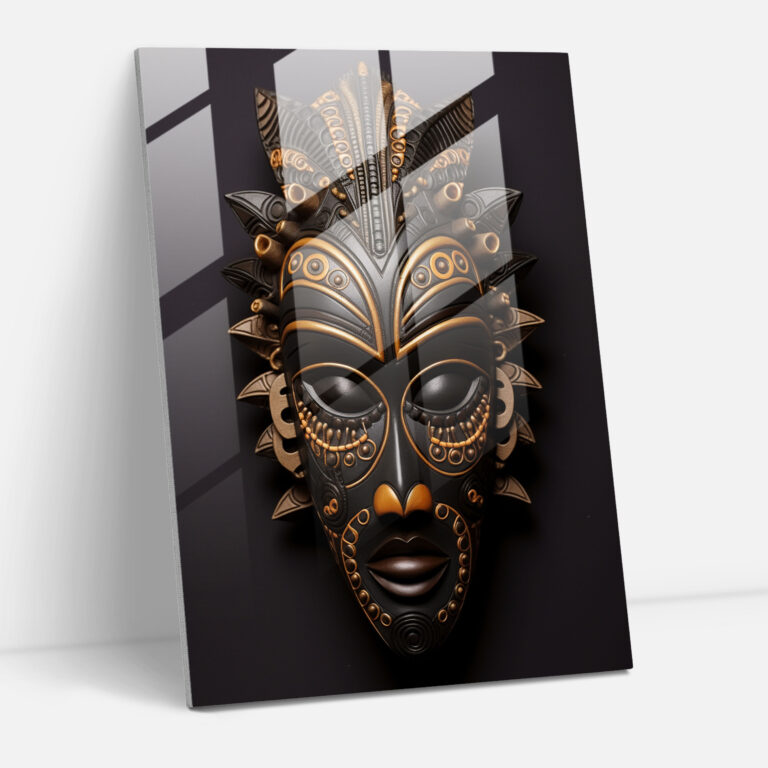 Afro Wall Decoration - Afro, Afro, Modern Art, Glass Wall Art