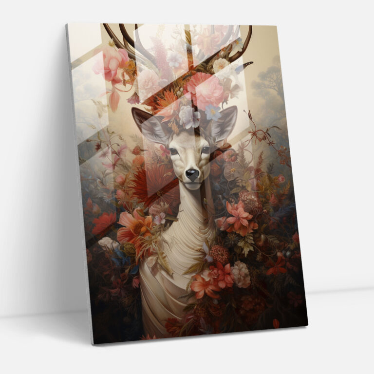 Afro Nature Glass Wall Art - Afro, Wall Decoration, Lush Landscapes, Nature Artwork