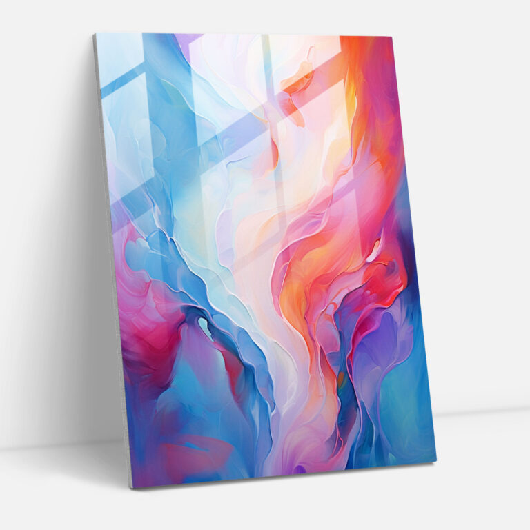 Afro Fusion Glass Print - Afro, Afro, Wall Decoration, Glass Wall Art
