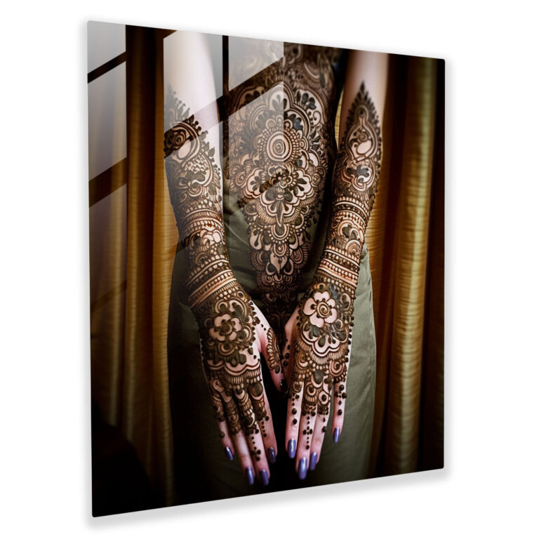 Asian Fusion Glass Print - Asian, Patterns, Home Decoration, Elegant Details