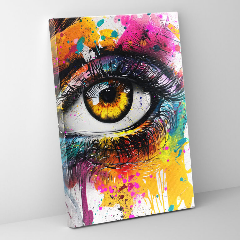 Bold Graffiti Wall Decoration - Ashvin Harrison, Canvas, Home Decoration, Canvas Wall Art