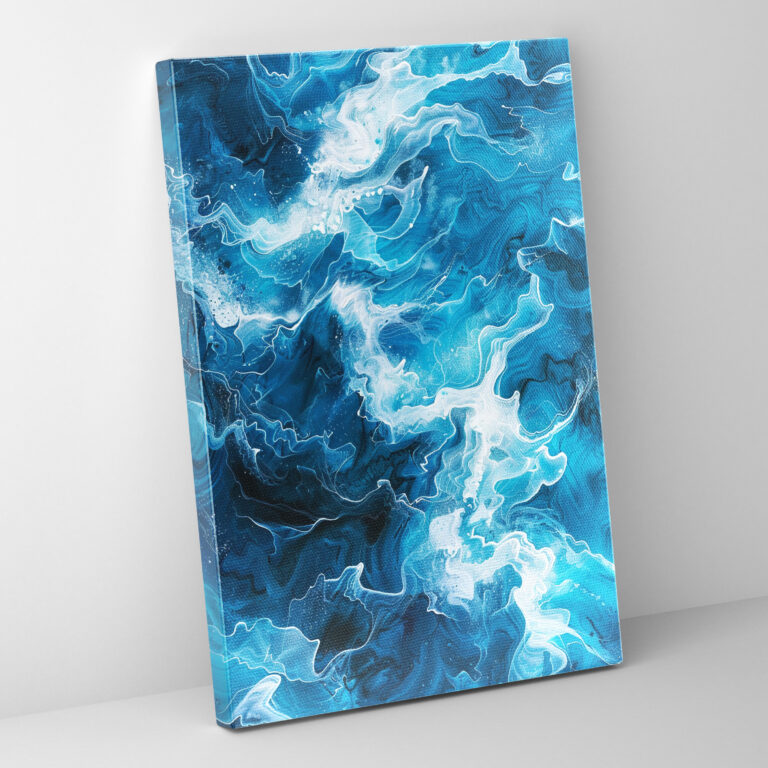 Ocean Waves Wall Art - Ashvin Harrison, Canvas Wall Art, Ashvin Harrison Style, Wall Art