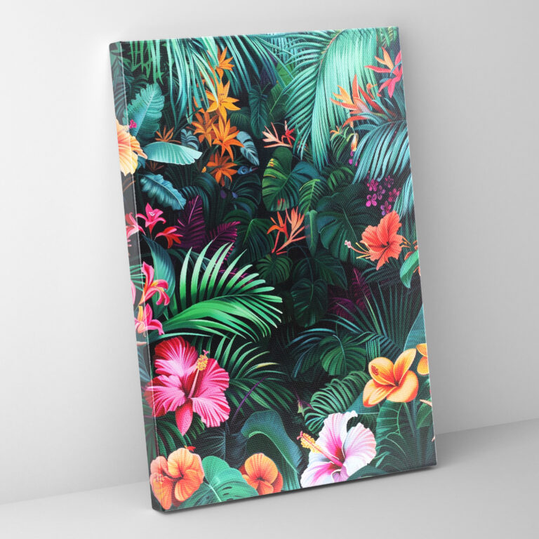 Tropical Paradise Wall Decoration - Ashvin Harrison, Home Decoration, Ashvin Harrison, Canvas Print