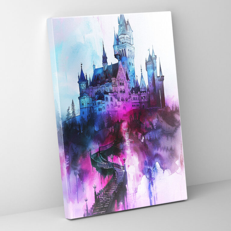 Ashvin Harrison Fairytale Castle Wall Art - Ashvin Harrison, Wall Decoration, Wall Art, Home Decoration