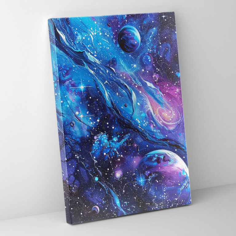 Ashvin Harrison Canvas Print - Ashvin Harrison, Stars, Planets, Cosmic Galaxy