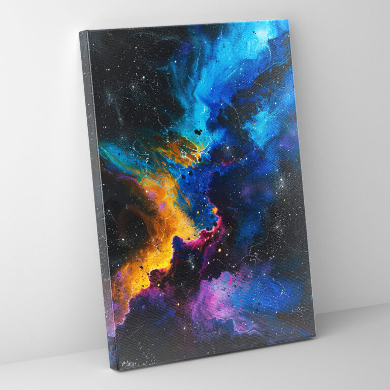 Ashvin Harrison Cosmic Nebula Canvas Print - Ashvin Harrison, Canvas, Wall Decoration, Ashvin Harrison