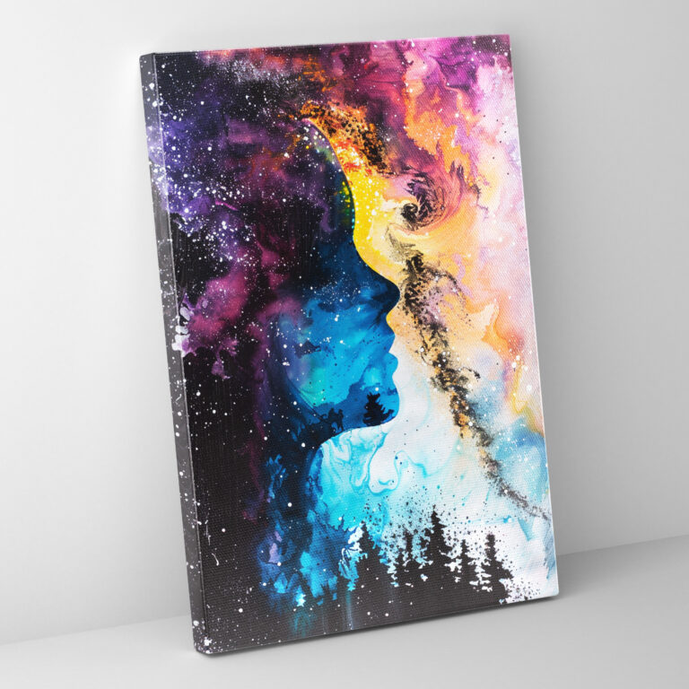 Ashvin Harrison Celestial Galaxy Wall Art - Ashvin Harrison, Colors, Galaxy, Canvas Print
