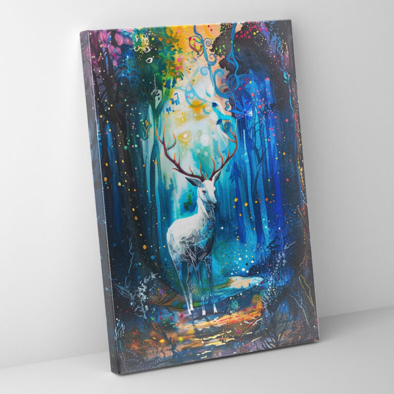 Ashvin Harrison Enchanted Forest Canvas Print - Ashvin Harrison, Ashvin Harrison, Enchanted Forest, Fantasy Creatures