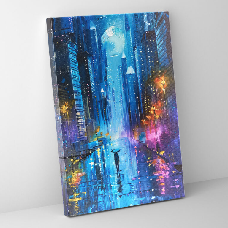 Ashvin Harrison Dreamy Cityscape Canvas Print - Ashvin Harrison, Canvas, Home Decoration, Wall Art