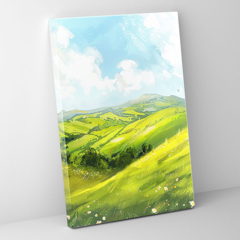 Ashvin Harrison Countryside Landscape Wall Art - Ashvin Harrison, Home Decoration, Countryside Landscape, Canvas Wall Art