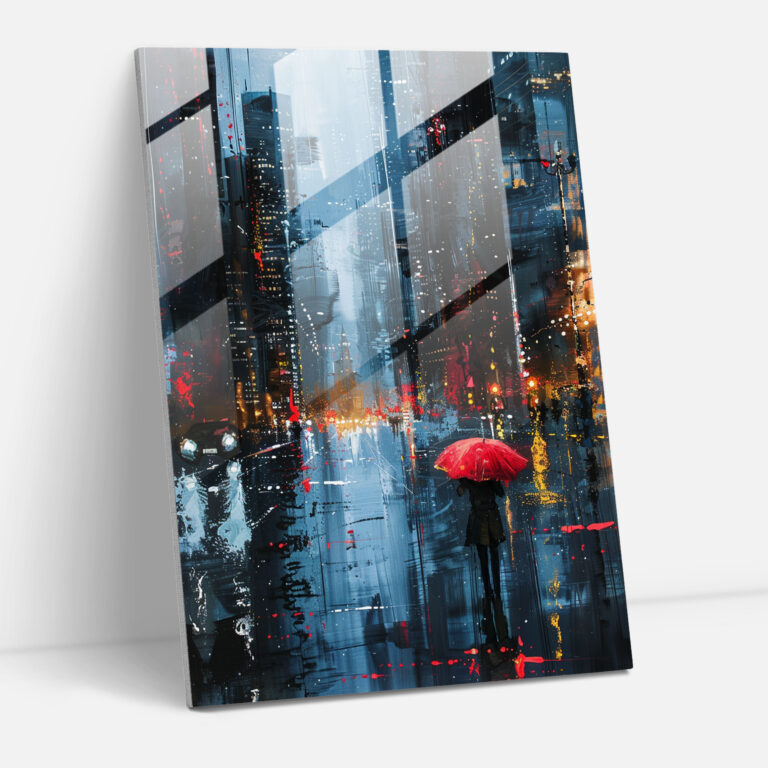 Ashvin Harrison Cityscape Glass Wall Art - Ashvin Harrison, Ashvin Harrison, Wall Decoration, Glass Wall Art