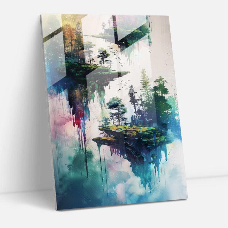 Dreamscape Glass Print - Ashvin Harrison, Dreamlike Atmosphere, Wall Decoration, Ashvin Harrison