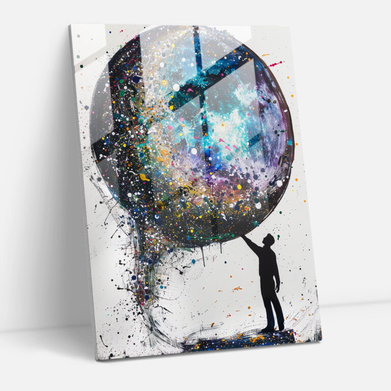 Ashvin Harrison Wall Decoration: Celestial - Ashvin Harrison, Ashvin Harrison, Modern Art, Glass Print