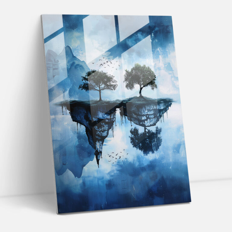 Ashvin Harrison Home Decoration: Dreamlike Landscape - Ashvin Harrison, Home Decoration, Glass Print, Modern Art