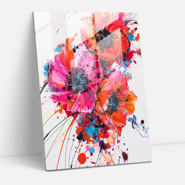 Ashvin Harrison Wall Decoration - Vibrant Floral Compositions With A Modern Twist - Ashvin Harrison, Modern Art, Ashvin Harrison, Wall Decoration