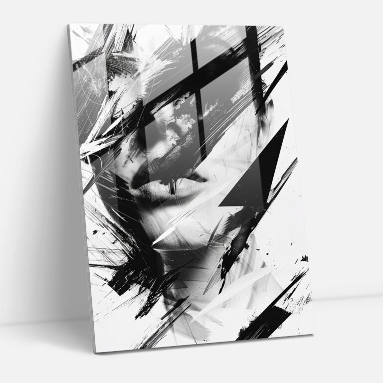 Ashvin Harrison Wall Decoration: Abstract Geometric Shapes - Ashvin Harrison, Wall Decoration, Glass Print, Abstract Geometric Shapes
