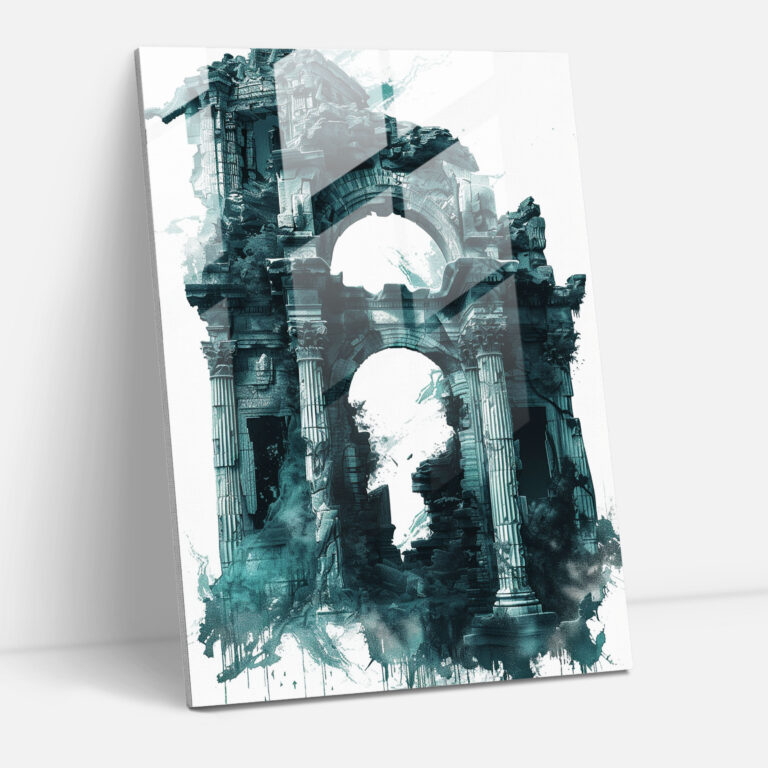 Ruins Revival Home Decoration - Ashvin Harrison, Home Decoration, Glass Print, Ashvin Harrison