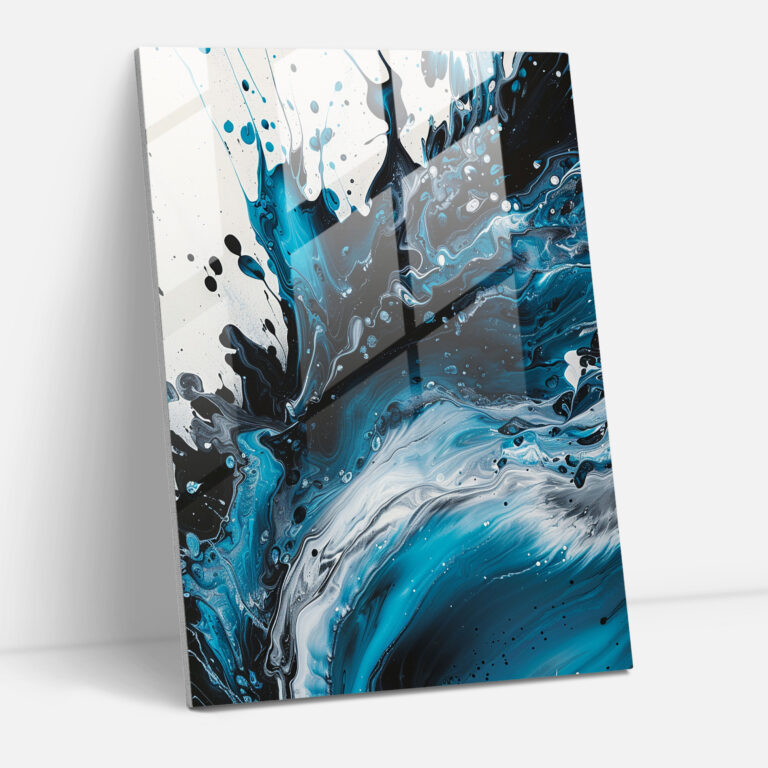 Ashvin Harrison Abstract Shapes Wall Decoration - Ashvin Harrison, Wall Decoration, Glass Print, Modern Art