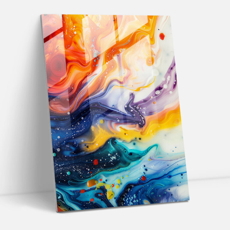 Cosmic Galaxy Ashvin Harrison Glass Art - Ashvin Harrison, Glass Art, Wall Decoration, Ashvin Harrison