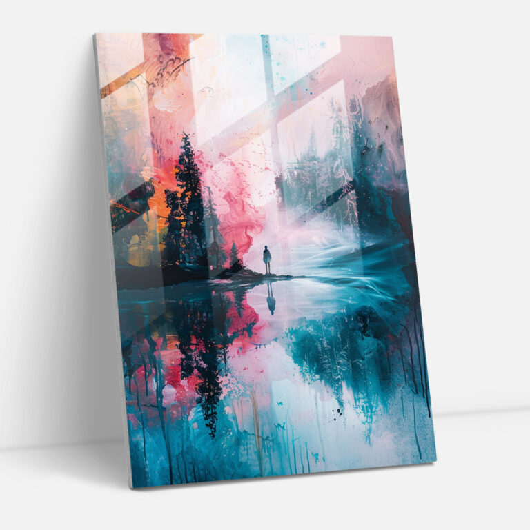 Ashvin Harrison Glass Wall Art - Surreal Landscape - Ashvin Harrison, Modern Art, Glass Wall Art, Home Decoration