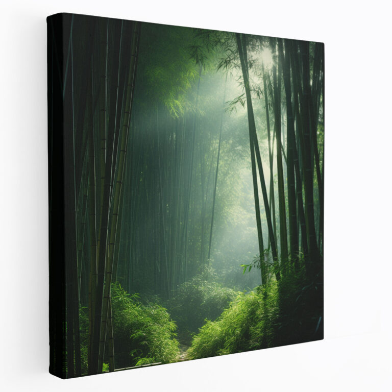 Asian Wall Decoration - Majestic Bamboo Forest Canvas Print - Asian, Wall Decoration, Tranquility, Asian