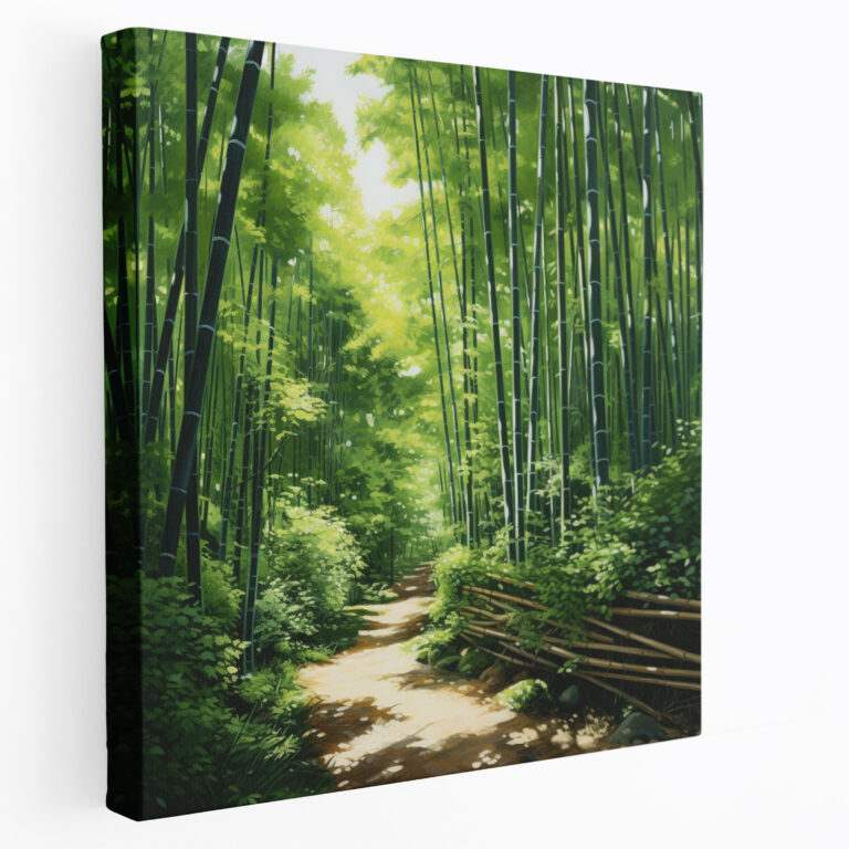 Asian Canvas Print: Serene Bamboo Forest Wall Art - Asian, Wall Art, Asian, Wall Decoration