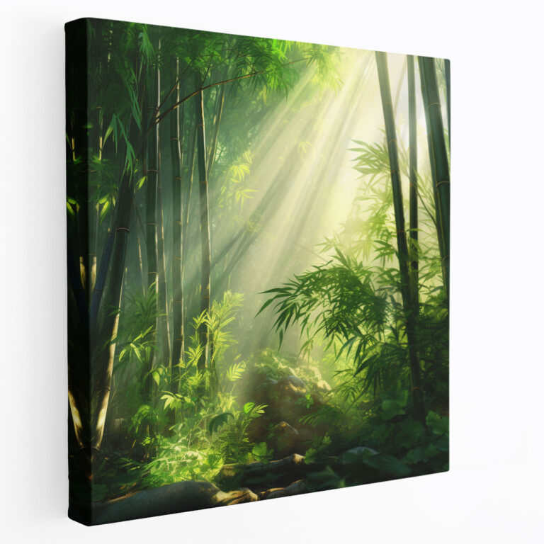 Asian Bamboo Forest Canvas Print - Asian, Home Decoration, Asian, Bamboo Forest