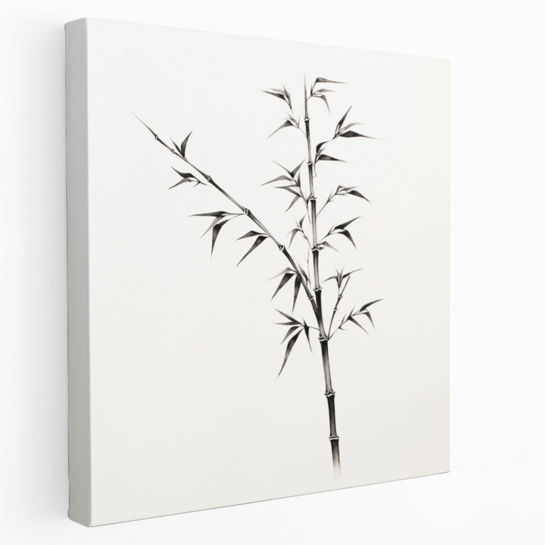 Asian Wall Decoration - Zen Bamboo - Asian, Canvas Print, Wall Art, Home Decoration