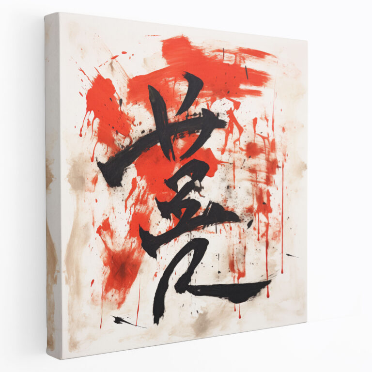 Asian Wall Art - Wisdom In Calligraphy - Asian, Canvas, Wall Art, Home Decoration