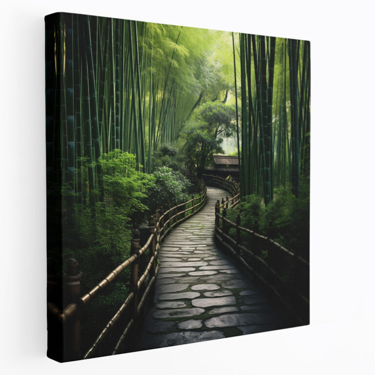 Asian Bamboo Canvas Print - Asian, Canvas Wall Art, Canvas, Bamboo Forest