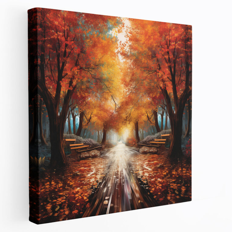 Autumn Pathway Digital Print - Autumn, Wall Art, Pathway, Home Decoration