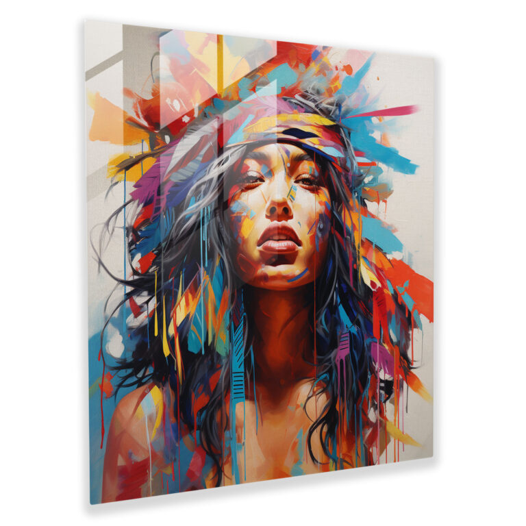 Basquiat Inspired Glass Print - Visual Explosion - Basquiat, Basquiat, Home Decoration, Visually Explosive Artwork