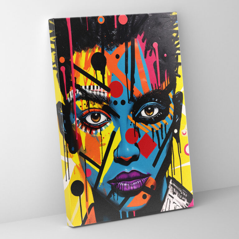 Basquiat Canvas Print - Pop Art - Basquiat, Wall Decoration, Bold Patterns, Basquiat