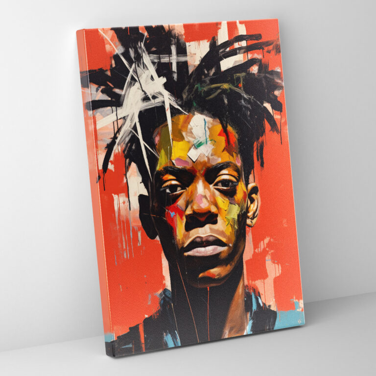 Basquiat Canvas Print - Portrait Of Basquiat - Basquiat, Art Enthusiast, Basquiat, Canvas Print