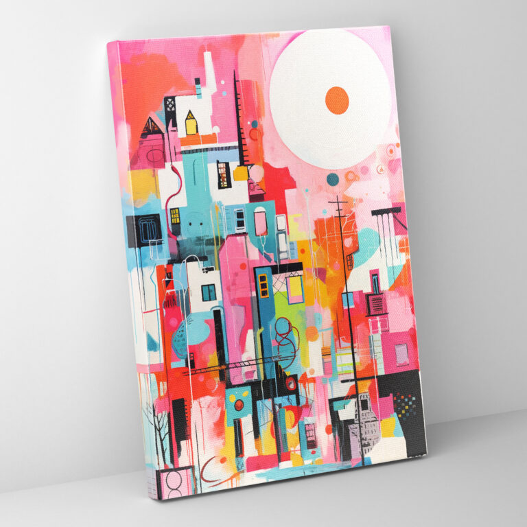 Basquiat Canvas Print - Vibrant Graffiti Art Wall Decoration - Basquiat, Wall Art, Canvas Print, Vibrant Colors