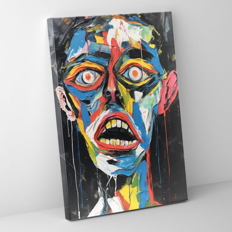 Basquiat Canvas Print - Neo-Expressionist Portrait Wall Art - Basquiat, Basquiat, Canvas Print, Home Decoration