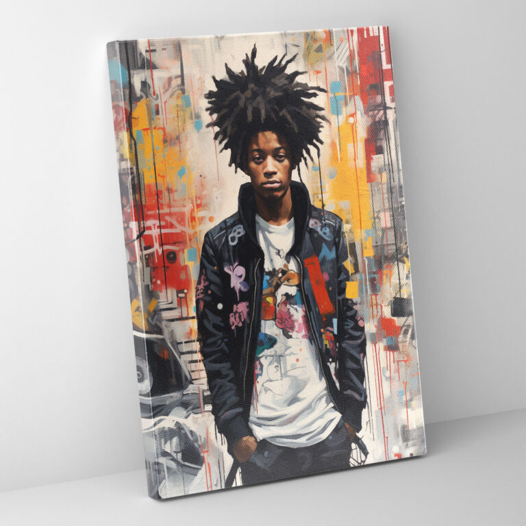 Basquiat Wall Decoration - Basquiat, Home Decoration, Basquiat, Canvas Print