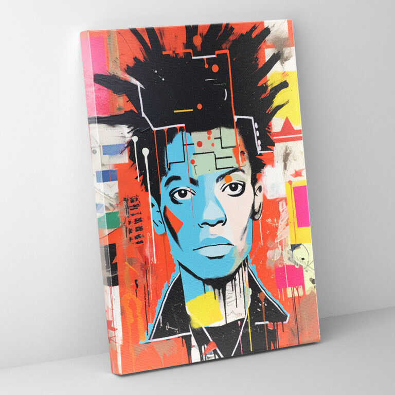 Basquiat Pop Art Canvas Print - Basquiat, Canvas, Wall Art, Wall Decoration