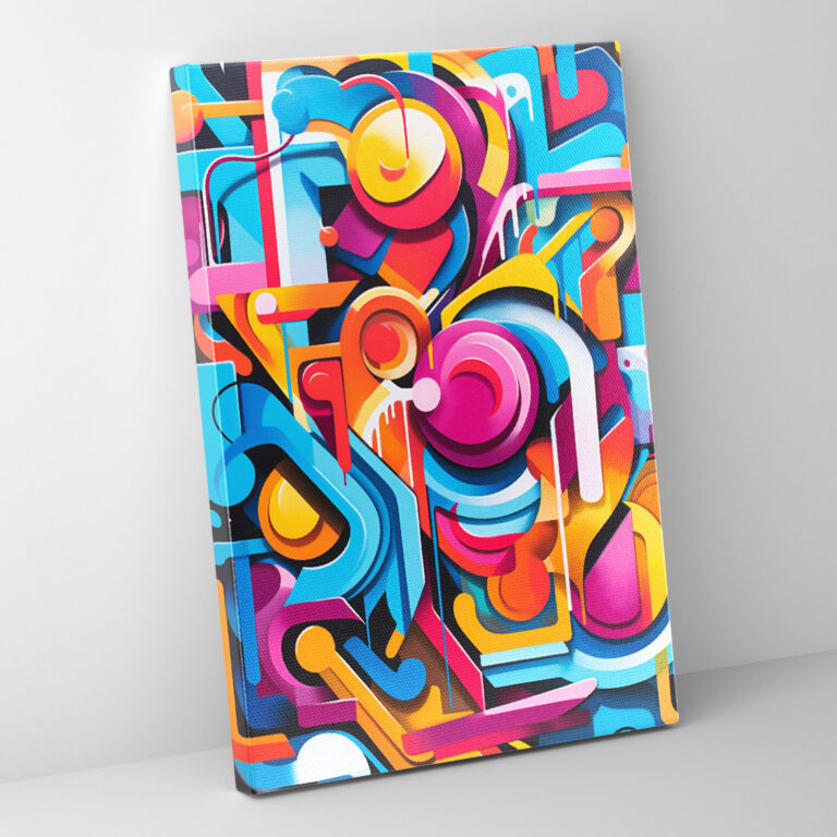 Basquiat Canvas Print - Abstract Wall Art - Basquiat, Wall Decoration, Basquiat, Graffiti-Style Artwork