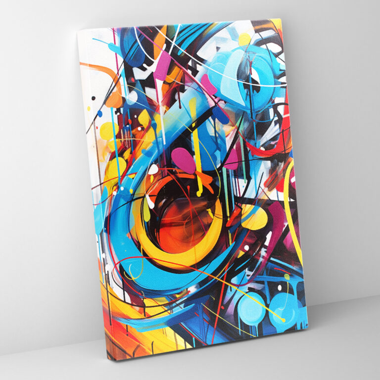 Basquiat Canvas Print - Basquiat, Canvas, Canvas Print, Abstract Graffiti Art