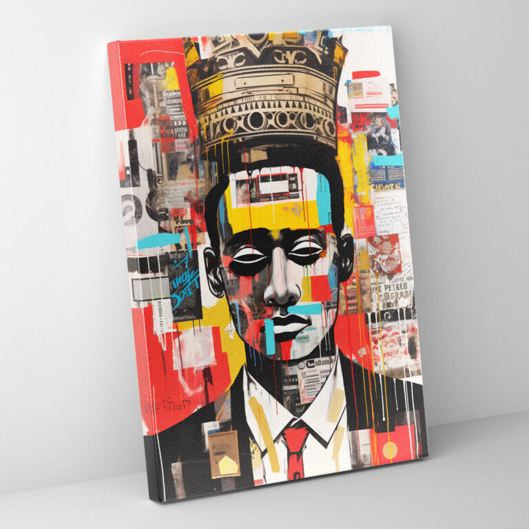 Basquiat Wall Art - Graffiti Style Canvas Print - Basquiat, Canvas Wall Art, Basquiat, Home Decoration