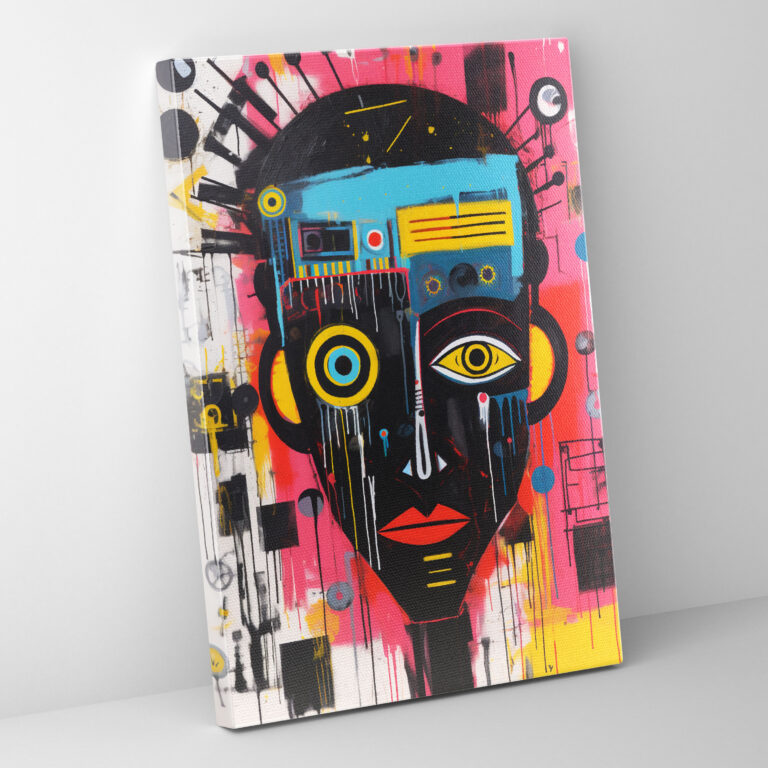 Basquiat Symbols Canvas Print - Abstract Wall Art - Basquiat, Abstract, Symbols, Canvas Print
