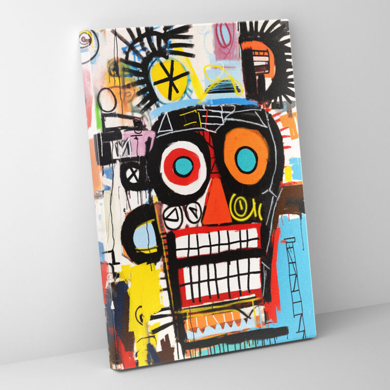 Basquiat Wall Decoration - Basquiat, Canvas Print, Contemporary Art, Basquiat