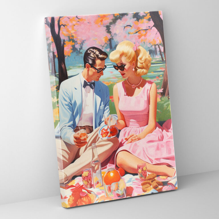 Barbie Picnic Canvas Print - Barbie, Barbie, Canvas, Sunny Park