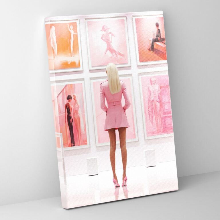 Barbie Art Gallery Canvas Print - Barbie, Home Decoration, Canvas Print, Modern Paintings