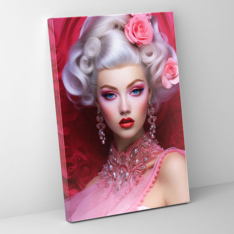 Barbie Sophisticated Beauty Canvas Print - Barbie, Barbie, Canvas Wall Art, Exquisite Makeup